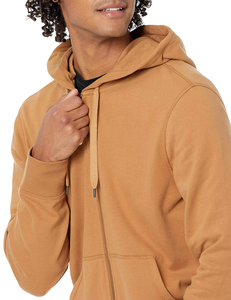 Sweat à capuche zippé professionnel pour adulte, personnalisé par le fabricant, à manches longues, ajusté, en molleton 100 % coton pour l'hiver - Product Image 4