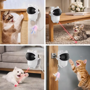 Cross-Border New Arrival <b>Laser</b> <b>Cat</b> Teaser Wand Smart Motion-Sensing Interactive Red <b>Laser</b> Pointer Training Boredom Buster Indoor - Product Image 6