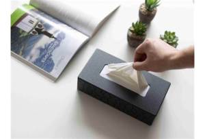 Boîte de rangement pour mouchoirs en acrylique polyvalente, moderne, écologique, lavable, élégante, fonctionnelle, conçue pour différents décors - Product Image 2