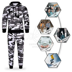 Chándal de algodón personalizado para hombre, chándal de marca blanca - Product Image 3