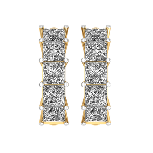 Super qualité 2.9 carats or massif 14K élégant exportateur indien bijoux IGI certifié laboratoire cultivé diamant boucles d'oreilles pour les femmes - Product Image 1