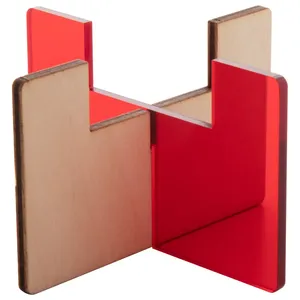 Candix Porte-bougies, lanternes et pots en bois durables avec un magnifique design en bouleau - Product Image 3