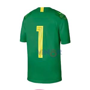 2025 nouveauté poids léger confortable Polyester maillot de Football américain Service OEM manches courtes grande taille conception bas quantité minimale de commande - Product Image 3