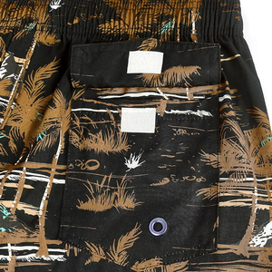 Short pour homme double couche en polyester sublimé multicolore personnalisé Short pour homme en maille respirante à séchage rapide de haute qualité - Product Image 4
