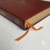 Biblia Sagrada Personalizada al por Mayor, Tapa Dura de Cuero PU de Gran Tamaño, Colores Variados, Papel de Arte, Impresión Offset, Encuadernación Perfecta