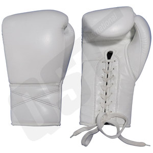 Unisex Professional MMA <b>Gloves</b> for Adults Children Custom Design <b>Lace</b>-Up Leather Training Boxing Hand Grips Moisture-Wicking - Product Image 1