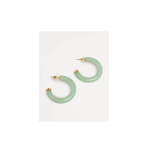 Pendientes de Resina Acrílica con Tapa de Latón para Fiesta, Joyería de Moda, Pendientes de Resina Epoxi de Alta Calidad, Nuevos Estilos - Product Image 2