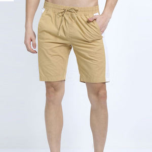 Pakistan Manufacture Men's Casual Cotton Shorts Mid Waist Design Vintage Decoration Breathable Custom <b>Print</b> Logo Solid OEM - Product Image 1