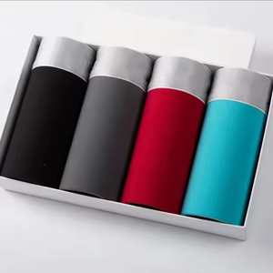 Boxer pour hommes de haute qualité coton bio sentir sous-vêtements frais avec logo imprimé partout sous-vêtements pour hommes 2026 - Product Image 6