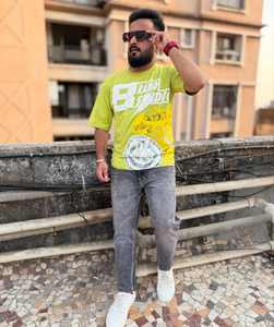 Custom Suvin for Cotton <b>Canvas</b> Crew Neck Heavyweight Regular Fit Solid Casual Eco-Friendly Breathable Plus Size Men's - Product Image 1