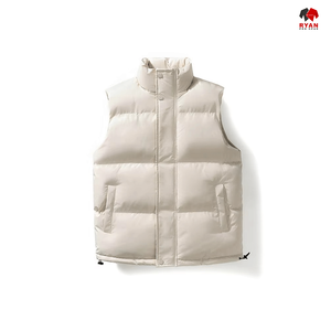 Gilet matelassé décontracté Ryan Pro Gear, gilet matelassé ajusté, gilet matelassé zippé, gilet pour temps froid, gilet pour le style de vie en plein air - Product Image 1