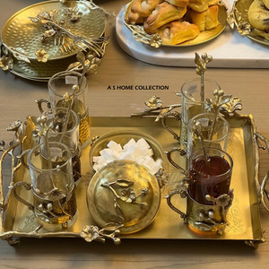 Assiettes de service élégantes en forme de bateau, simples, blanches, modernes, avec poignée en sangle, fournitures de fête, ensemble de vaisselle en métal pour la cuisine - Product Image 4