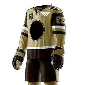 ชุดทีมฮ็อกกี้น้ำแข็งสำหรับผู้ชายและใส่สบายทำจากวัสดุทนทาน - Product Image 5