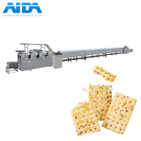 Machine à sandwichs et biscuits 80-100 kg/h, équipement de remplissage automatique à commande servo pour petite ligne de boulangerie de snacks