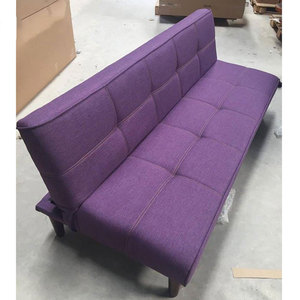 Modern Purple Convertible Inflatable <b>Sofa</b> Bed 168x86x33cm SFG68020 <b>Wooden</b> <b>Frame</b> for Living Room Foldable and Home Furniture - Product Image 3