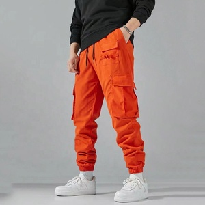 OEM Designer Hip Hop Hommes Coton Sergé Surdimensionné Loose Outdoor Randonnée Casual Work Wear Cargo Sweatpants - Product Image 5