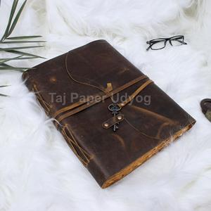 Chất lượng cao cổ điển A5 A4 kích cỡ da cá nhân Tạp Chí cũ thời máy tính xách tay cho văn bản tốt nhất giá bán buôn cho món quà - Product Image 4