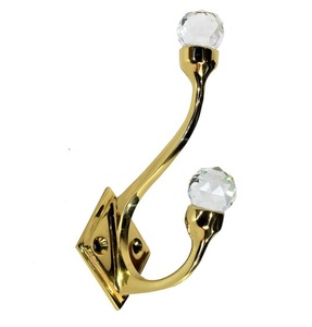 Hermoso diseño, colgador de pared de bajo precio, ganchos de metal para ropa con soporte de almacenamiento de pared con acabado de latón para baño de cocina. - Product Image 5