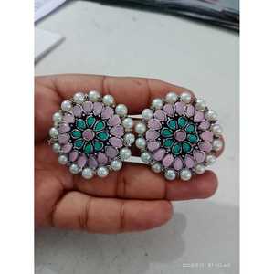 Pendientes de Perlas Moti Flower - Product Image 6