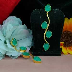 ต่างหูโทนสีเงินหรูหราร่วมสมัยสไตล์คลาสสิกหรูหราสร้างขึ้นโดยผู้นำเทรนด์ - Product Image 6