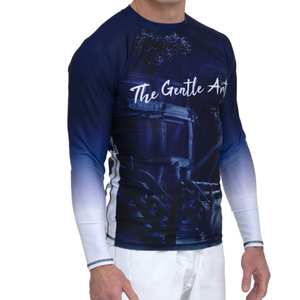 2025 último diseño hombres Rash Guard Color sólido hombres manga larga superventas Rash Guard para ropa deportiva - Product Image 6