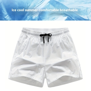 Short de sport pour hommes, entrejambe de 5 pouces, respirant, léger et extensible, short de sport pour entraînement en plein air, poches pour - Product Image 6