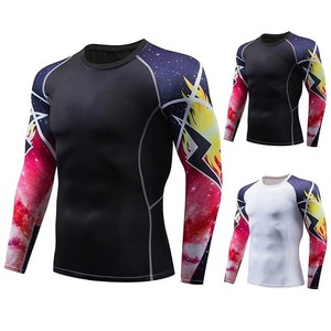 เสื้อฟิตเนสแขนยาว BJJ MMA สำหรับผู้ชายแห้งไว - Product Image 3