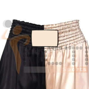 100% Polyester séchage rapide Top qualité hommes personnalisé Muay Thai Shorts blanc Muay Thai Shorts - Product Image 6