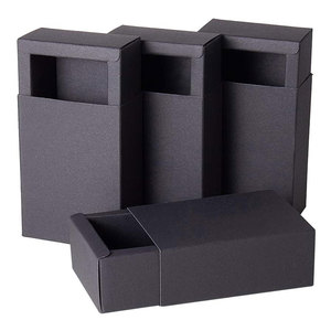 Boîte à tiroirs en papier kraft Boîte à parfum de festival Boîtes d'emballage de cadeaux en papier Savon Bijoux Bonbons Désherbage Party Favors Emballage cadeau - Product Image 1