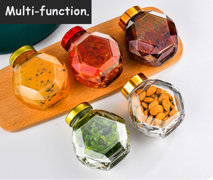 Bocal en pot verre personnels alimentaire avec couvercle bois <span class=keywords><strong>petit</strong></span> bocaux bocal en verre <span class=keywords><strong>pas</strong></span> cher bocal en verre miel - Product Image 4