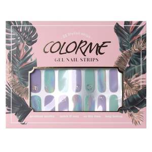 ColorMe Gel <b>Nail</b> <b>Strips</b> #35 Cosmic Candy, Sticker Manicure Art Press on Like Being Treated at a Salon Best Korea Design - Product Image 1