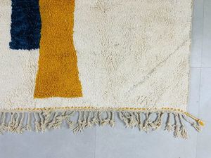 Doux Unique marocain prix de gros Design Vintage tapis de laine touffeté à la main en gros marocain berbère pour tapis de salon - Product Image 3