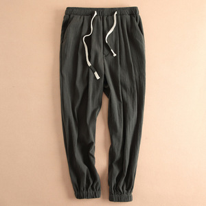 กางเกงขายาวทรงตรงผ้าโพลีเอสเตอร์คอตตอน OEM รุ่นยอดนิยมปี 2023 สีพื้นเรียบง่าย สไตล์ลำลองสำหรับผู้ชาย น้ำหนักเบา ทรงเข้ารูป แฟชั่น - Product Image 6