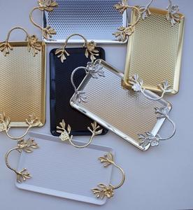 Bandeja para servir magdalenas de diseño moderno hecha a mano, vajilla para restaurante, Hotel, precio de exportación, plato de placa de Metal personalizado para restaurante - Product Image 3