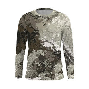 Camisetas de caza personalizadas más vendidas 100% camisetas de caza de rendimiento de camuflaje de poliéster para hombre - Product Image 2