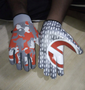 Breathable Leather Baseball Softball <b>Batting</b> <b>Gloves</b> for Kids <b>Gloves</b> Non-Slip Palm Grip for Catchers - Product Image 4