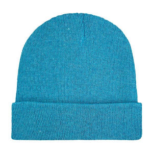 Bonnets colorés personnalisés en laine 100% | Chapeaux d'hiver en tricot doux et épais | Impression de logo brodé Adultes unisexes - Product Image 2
