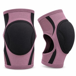 Genouillères de danse en polyester/nylon/spandex doux, genouillères de volley-ball respirantes, genouillères de yoga en mousse épaisse, genouillères de soutien pour filles W - Product Image 1
