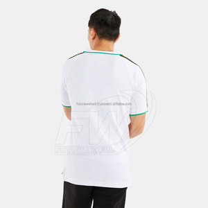 เสื้อกอล์ฟผู้ชายคุณภาพสูง ระบายอากาศได้ดี ไม่เป็นขุย ผลิตจากผ้าฝ้าย 100% แขนสั้น ลายเรียบ สไตล์สปอร์ต ลายพิมพ์ดิจิทัล - Product Image 6