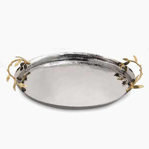 Galvanized Metal <b>Star</b> Serving Tray for Home & Hotel Tabletop Food & Drinks Serving Trays, Jewelry Storage <b>Key</b> Holder Tray - Product Image 3