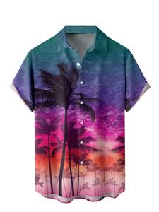 Sortie bureau plage porter accepter taille personnalisée porter pour hommes/150 grammes/respirant 100% coton col cou lourd - Product Image 6