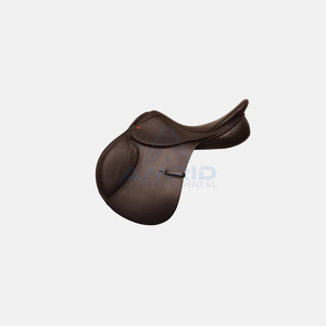 MONTURA DE SALTO INGLÉS TODO PROPÓSITO COLOR MARRÓN OSCURO CABALLO Espuma Satén - Product Image 6