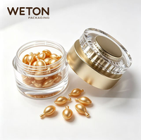 Pot en plastique pour 30 capsules de sérum