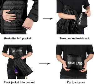 Nouvelle montagne imperméable veste en duvet d'oie poids léger extérieur hommes doudoune - Product Image 4