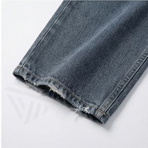 กางเกงยีนส์แฟชั่นลำลองผู้หญิง ผ้าฝ้าย ลุคทำสีซีดแบบ Destroy Wash คุณภาพพรีเมียม สีสันปรับแต่งได้ ระบายอากาศดี มีสไตล์ เหมาะกับแฟชั่นสตรีท - Product Image 5