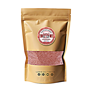 ถุงกระดาษคราฟท์มิเนอรัลทำอาหารสีชมพูบริสุทธิ์ขนาดกลางสีชมพูเข้ม99.99% เกลือสีชมพูบริสุทธิ์100% ผ่านการรับรอง ISO ทุกวัน - Product Image 1