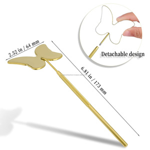 Espejo de Escritorio Iluminado para Pestañas, Precio de Fábrica al por Mayor, de Acero Inoxidable, Forma Redonda, Herramienta de Belleza - Product Image 2