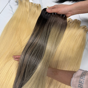 Vente en gros Extensions de cheveux vierges longue ligne droite brutes non transformées à 100% paquets de perruques à tresser vietnamiennes - Product Image 1