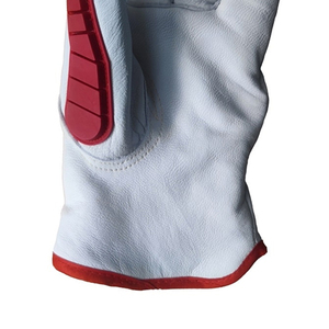 Venta al por mayor de guantes de mecánico de cuero por encargo de alta resistencia para la venta Venta caliente guantes de impacto TPR con cuero - Product Image 6