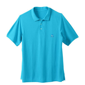 Polo supersuave de manga corta con tapeta de 2 botones de talla grande con bolsillos Polo de talla grande y alta - Product Image 4
